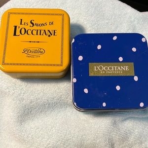 L’occitane soap tins